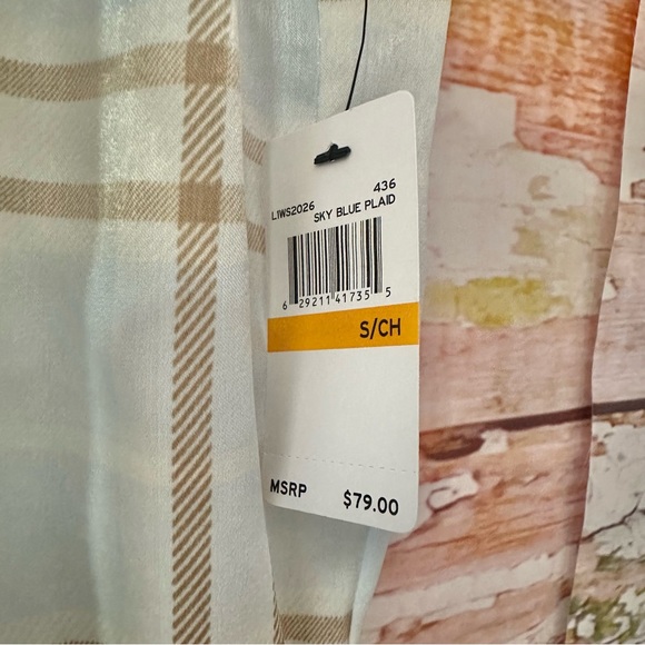 NEW laundry Shelli Segal Gathered Shoulder Top - Picture 9 of 11